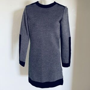 3.1 PHILLIP LIM Luxury Designer Knit and Silky Pleated Back DRESS Size XS EUC